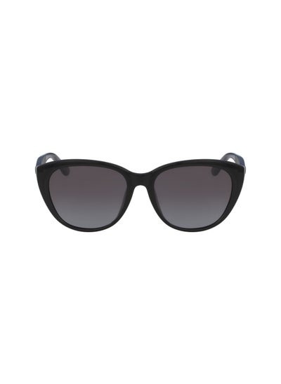 Buy Women's UV Protection Rectangular Shape  Sunglasses L832S-001-5417 - Lens Size: 54 - Black in Saudi Arabia