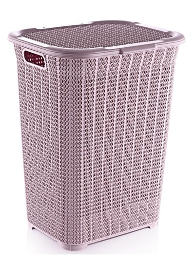 Buy Plastic Laundry Basket 50 Liter in Saudi Arabia