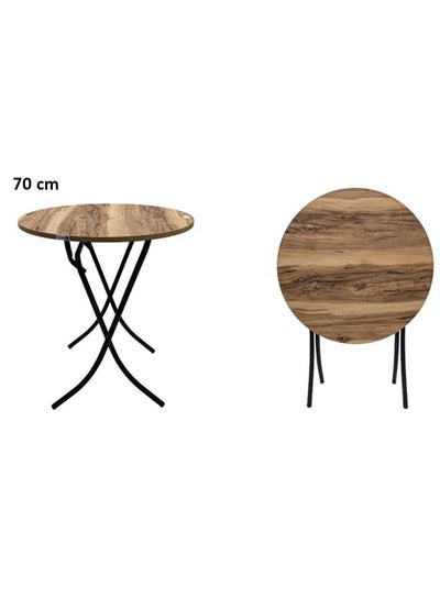 Buy 70 cm Portable Folding Round Table in Saudi Arabia