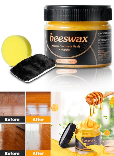 Beeswax Furniture Polish, Wood Seasoning Beewax - Natural Wood Wax  Traditional
