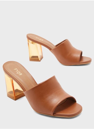 Buy Block Low Heel Sandal in UAE