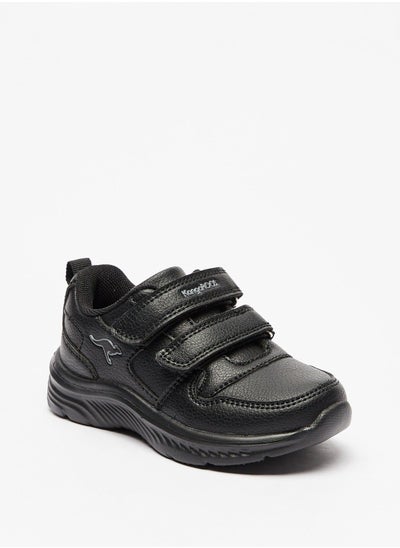 Buy Textured Sneakers with Hook and Loop Closure in UAE