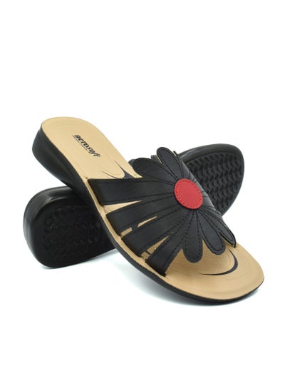 اشتري AEROSOFT C2001 LADIES BLACK SLIPPERS في الامارات