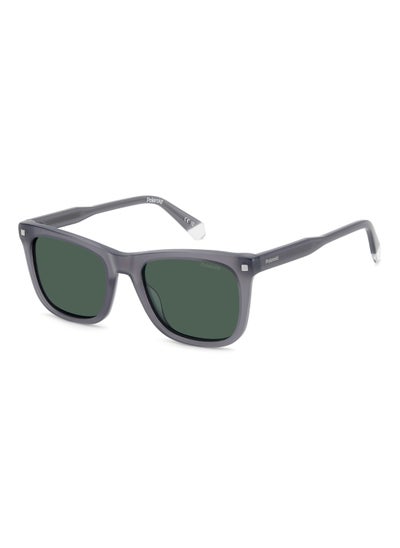 Buy Unisex Polarized Square Shape Acetate Sunglasses PLD 4167/S/X GREEN 43 - Lens Size: 43.4 Mm - Grey in Saudi Arabia