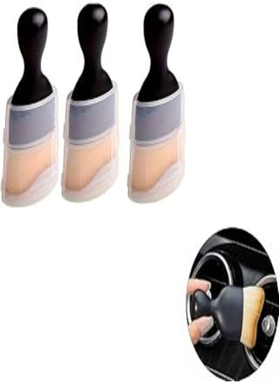 Buy 3Pcs Car Interior Cleaning Tool Brush with Cover Car Detailing Brushes Auto Interior Soft Hair Removal Brush Car Brush Car Cleaning Brush Car Interior Cleaning Tool Brush in Egypt