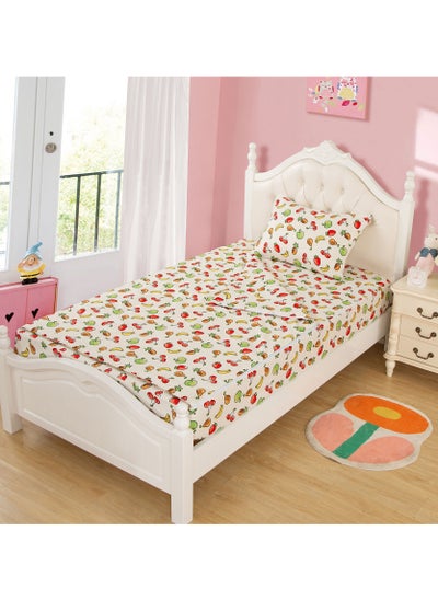 Buy Kids Cotton Comforter Set size 90x190 cm with Zipper in Saudi Arabia