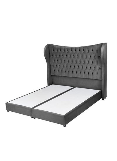 Buy Shasho | Velvet Bed Frame - Black in Saudi Arabia