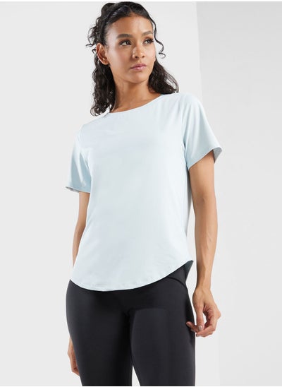 اشتري Curved Hem Detail T-Shirt في الامارات