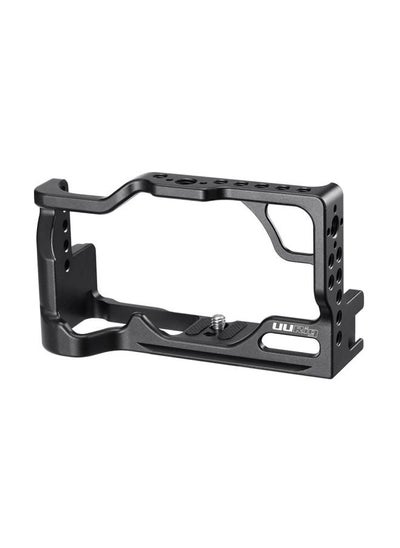 اشتري Aluminum Alloy Camera Cage With Cold Shoe For Canon EOS M6 Mark II Black في السعودية