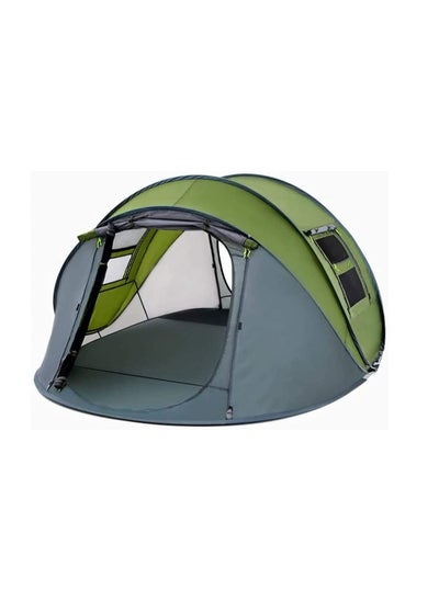 Buy 2-3 Person Easy Pop Up Tent Waterproof Automatic Setup 2 Doors-Instant Family Tents for Camping Hiking & Traveling 280CM*200CM*120CM in UAE