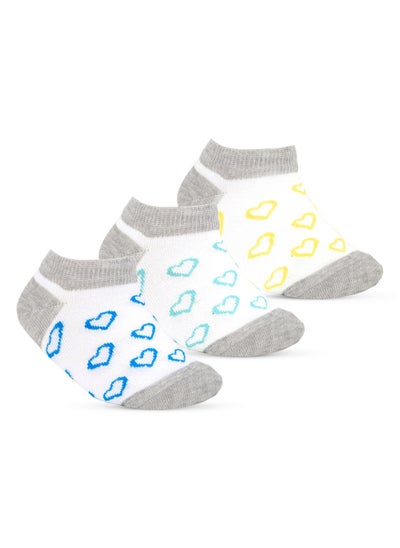 Buy Baby Pack of 3 Lycra Ankle Socks in Egypt