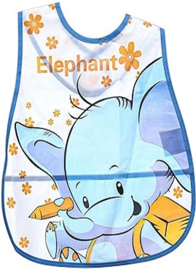 اشتري Mix&Max Waterproof Bib Printed Elephant For Boys-Multicolor في مصر