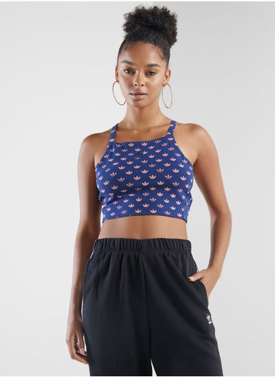 Buy Monogram 3 Stripe Cropped Top in UAE