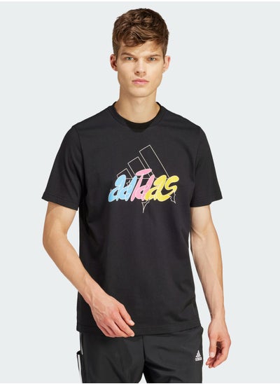 Buy Illustrated Badge Of Sport T-Shirt in UAE