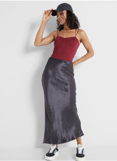 اشتري Satin Maxi Skirt في السعودية