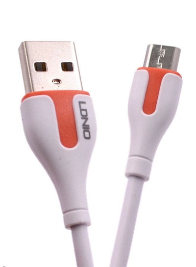 Buy LS571 Fast Charging Data Cable Micro To USB-A, 1M Length And 2.1 Current Max - Multicolour in Egypt