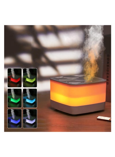 Buy Humidifier for Bedroom, Quiet Sleep Mode, 7 Color Ambient Night Light, Timer and Auto Off, Suitable for Home, Large Room, Baby, and Plant (White) in UAE