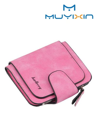 Buy Zipper Closure Coin Wallet with card Clote Pink in Saudi Arabia