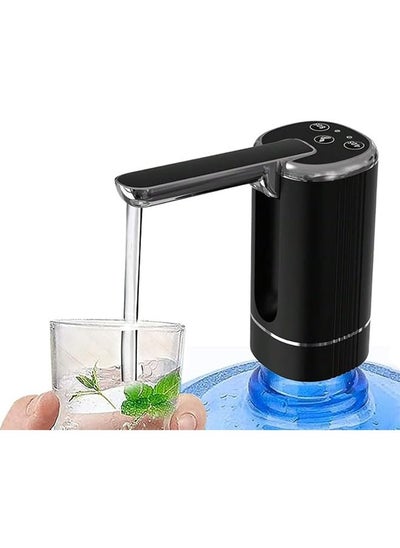 Buy Portable Automatic Water Dispenser Pump, Foldable Water Bottle Pump, USB C Charging, 5 Gallon Water Dispenser Bottle Pump, Electric Mini Water Pump for Home, Office, Camping in Saudi Arabia