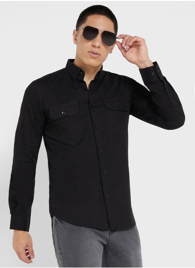 اشتري Pure Cotton Casual Double Pocket Shirt في السعودية