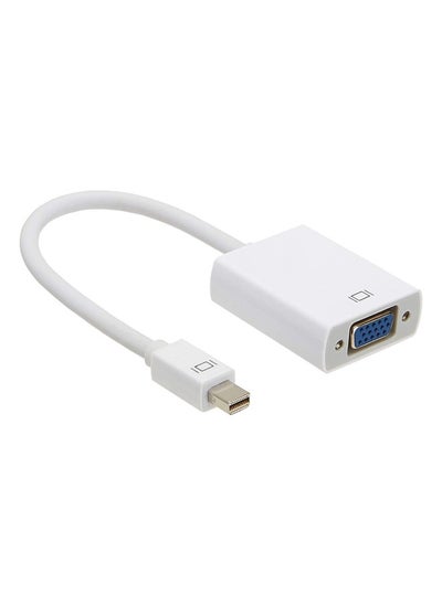 اشتري Mini DisplayPort to VGA Monitor Adapter White في السعودية