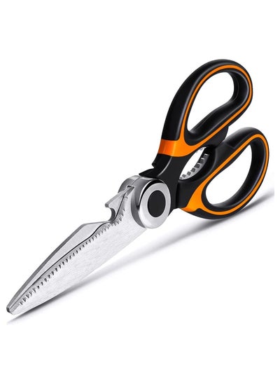 Buy Kitchen Shears, Premium Heavy Duty Scissors Ultra Sharp Stainless Steel Multifunctional Kitchen Shears For Chicken Poultry Fish Vegetables Herb Grilling in Saudi Arabia