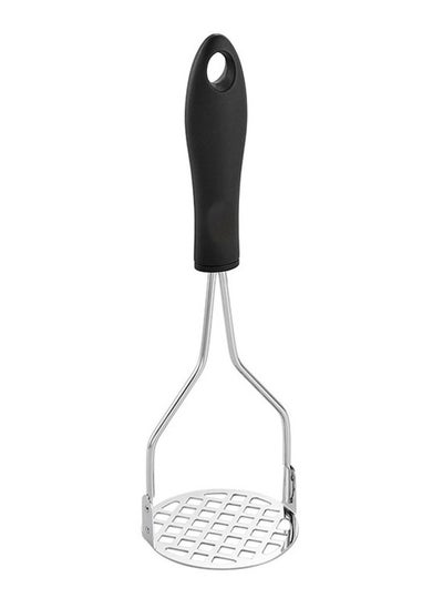 اشتري Potato Masher with Non Slip Heat Resistance Handle and Large Round Press Plate for Vegetable Fruits and Baby Food Sturdy & Easy to Use for Cooking and Kitchen Gadget في السعودية