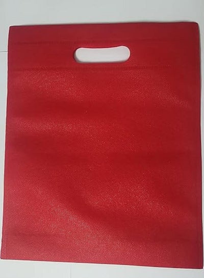Buy Canvas Gift Bag  25 pcs Red  30 x 25 cm in Egypt