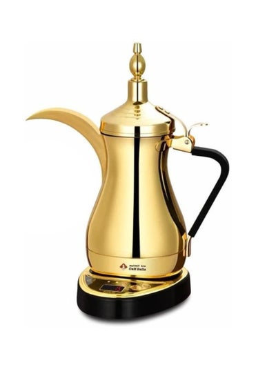 Buy Gulf Dalla Electric Coffee Maker 1000W 400ml Gold in UAE