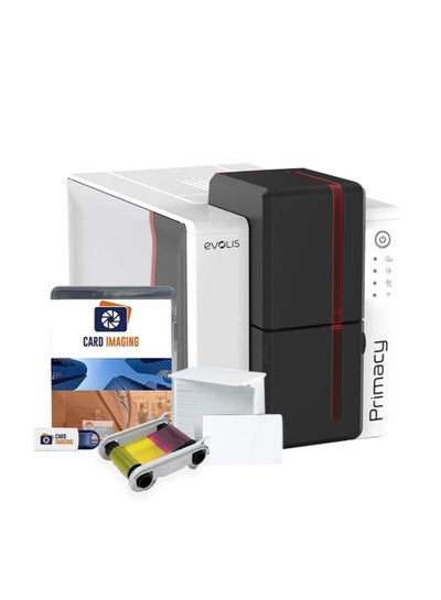 اشتري Evolis Primacy 2 Single Sided ID Card Printer & Supplies Bundle Badge Machine (PM2-0001-A) في الامارات