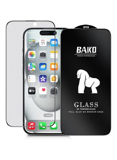 Buy Screen Protector Glass 3D Matte Antiglare Anti Fingerprint Compatible WIth IPhone 16 Pro Max in Egypt