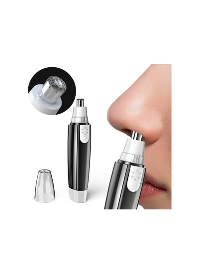 اشتري Electric Nose and Ear Hair Trimmer Eyebrow Shaver, Professional Painless Nose Hair Remover for Men and Women, Waterproof Stainless Steel Head, Mute Motor, Men's Women Hair Cleaner。 في الامارات