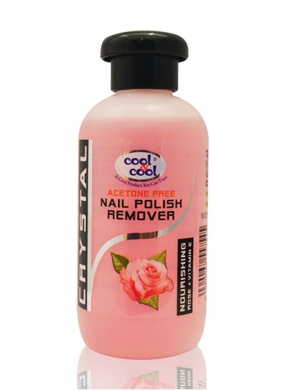 اشتري Cool & Cool Nail Polish Remover Rose 100ml في الامارات