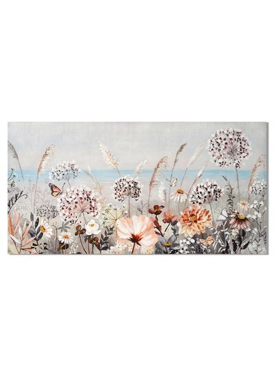 Buy Rabat Blossom Bliss Flowers Canvas Wall Art Flower Canvas Painting Elegant Floral Artwork Modern Wall Art Wall Decoration Arts For Bedroom Living Room Home Office Soft Beauty And Serenity 60X120X3Cm in UAE