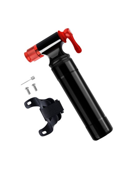 Buy CO2 Bike Pump, Quick and Compact Inflator, Tyre Pump with Cartridge Storage, Compatible Presta Schrader, Universal for Threaded or Unthreaded 16G Cartridges, Easy Safe in UAE