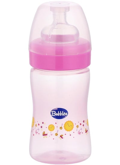 Buy Bubbles Classic Feeding Bottle Rose 180 ML in Egypt