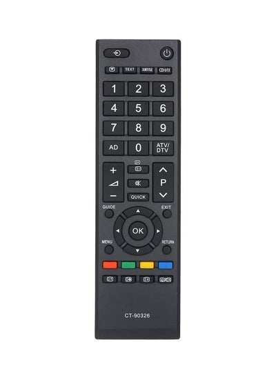 Buy Remote Control For Toshiba LCD LED TV CT-90326 Black in UAE