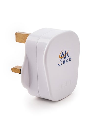 Buy Kemco 13A High Quality UK Style Top Plug Durable and Safe Power Solution for Home and Office in UAE