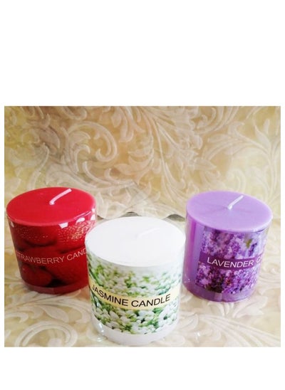 اشتري Candle With  Scent Small 3 Pcs في مصر