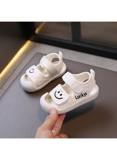 اشتري Summer Toddler Smile Face Sandals 0-2YWhite White في الامارات