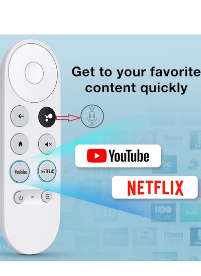 اشتري G9N9N Google TV Bluetooth Voice ChromecastGoogelTV Google TV remote control في السعودية