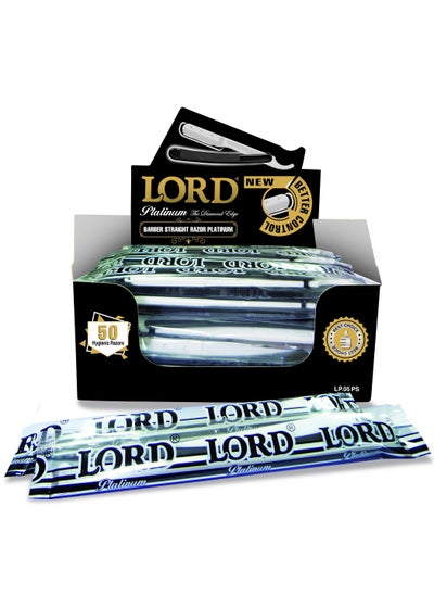 Buy LORD Platinum Straight  Developed Disposable Razors in Egypt