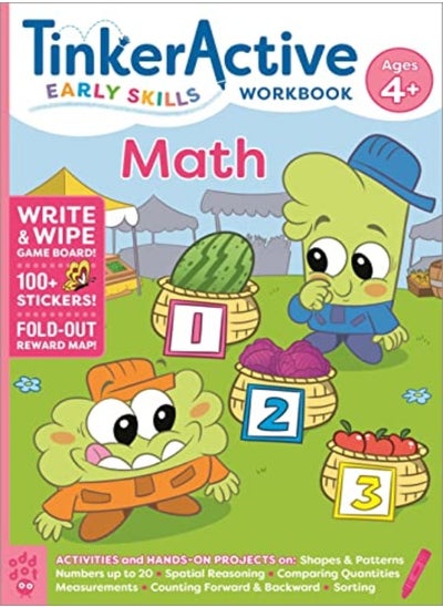 Buy Tinkeractive Early Skills Math Workbook Ages 4 by Nathalie Le Du Paperback in UAE