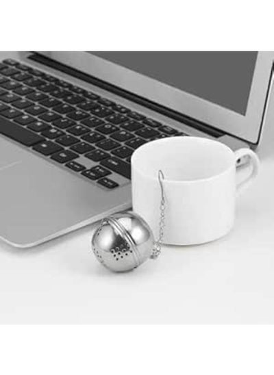 Buy Stainless Steel Mini Tea Strainer Equipped With A Mesh Filter -Silver in Egypt