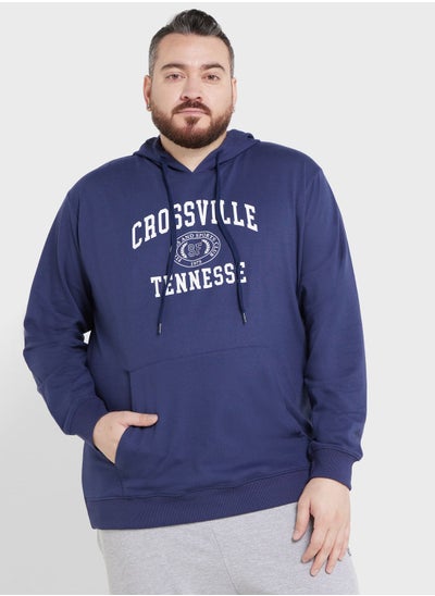 Buy Plus Size Graphic Hoodie in Saudi Arabia