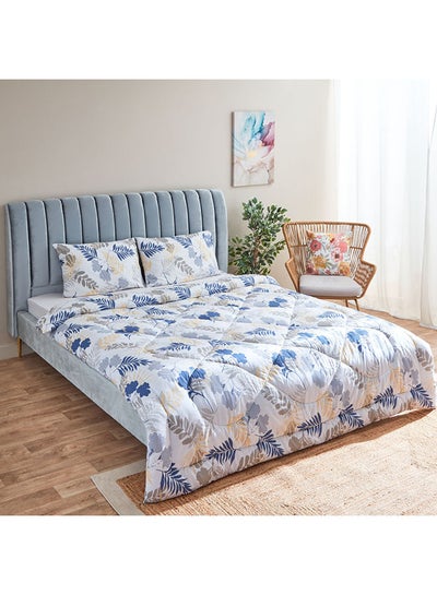 Buy Lisbon Laura 3-Piece Cotton King Comforter Set 240x220 cm in UAE