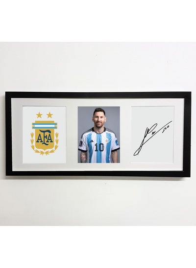 Lionel Messi Signed Printed Gifts Autograph Poster for Football Fans and  Supporters