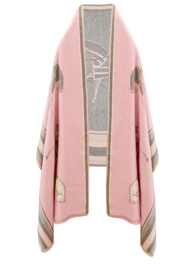 اشتري EXTREE Scarfs for Women Pashmina Silky Shawl Wrap for Evening Dressing Horse Scarf Blanket Open Front Poncho Cape في الامارات