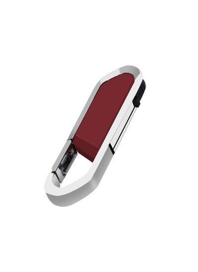 Buy USB Flash Drive, Portable Metal Thumb Drive with Keychain, USB 2.0 Flash Drive Memory Stick, Convenient and Fast Pen Thumb U Disk for External Data Storage, (1pc 16GB Red) in UAE