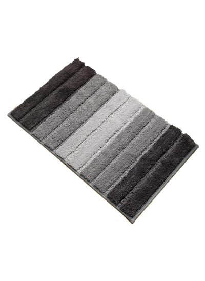 Buy Non-slip Soft Grey Bathroom Rug in UAE